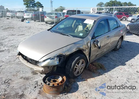 2006 Honda Accord 2.4 Ex z USA, uszkodzony, nr VIN 1HGCM56846A045068